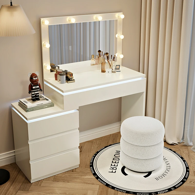 Drawer Organizer Wooden Dressing Table Girls Italian Simple Storage Dressing Table White Makeup Moveis Para Quarto Furnitures