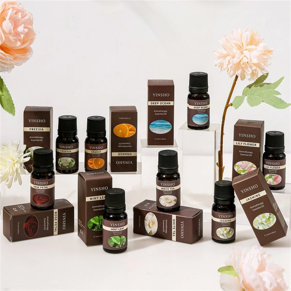 13 Flavors 10ml Essential Oils For Aroma Diffuser Air Humidifier Home Water-soluble DIY Versatile Deodorizing Spray Refresher gallery 5