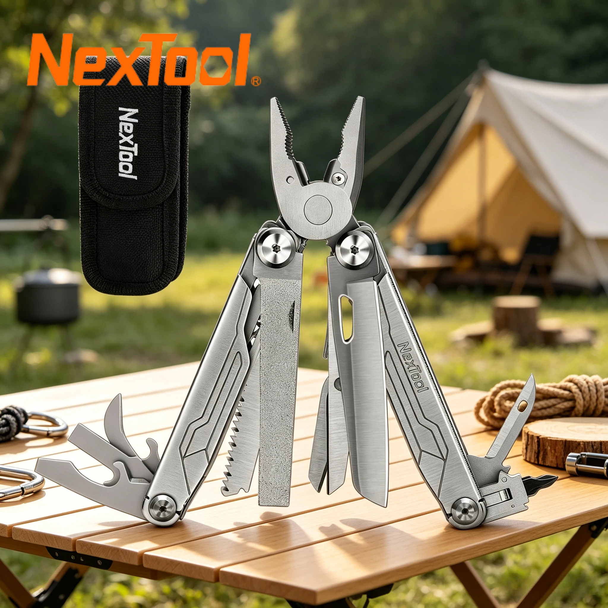 NexTool Flagship Captain Multitool Plier 19 In1 EDC Pocket Survival Knife Folding Hand Tool Camping Knife Saw Outdoor Multi-Tool