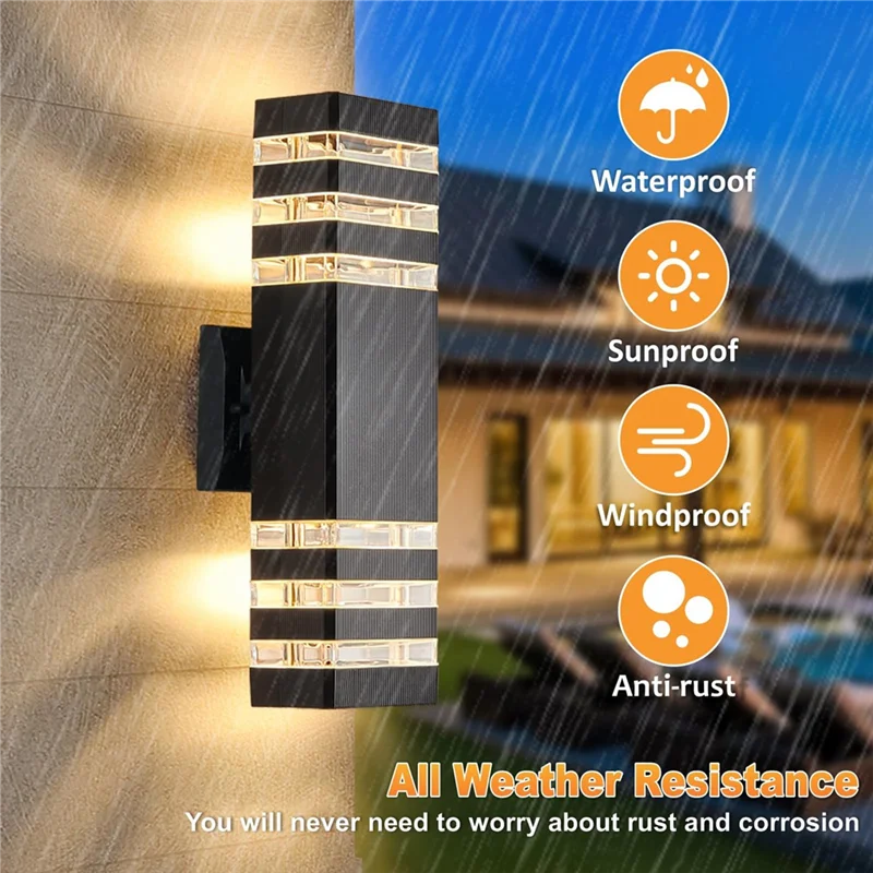 

AB66-Wall Light Corridor Outdoor Wall Lamp Waterproof Garden Decoration Bedroom Stairs Balcony Court Wall Lighting Fixtures