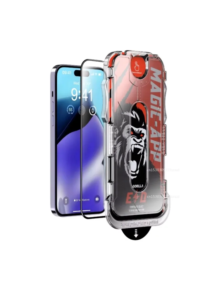 3 PACKS Stofvrij HD/Privacy Gehard Glas Film voor IPhone 17 16 15 14 13 Pro Max 14 Plus Screen Protector Volledige 3D Beschermende - afbeelding 2