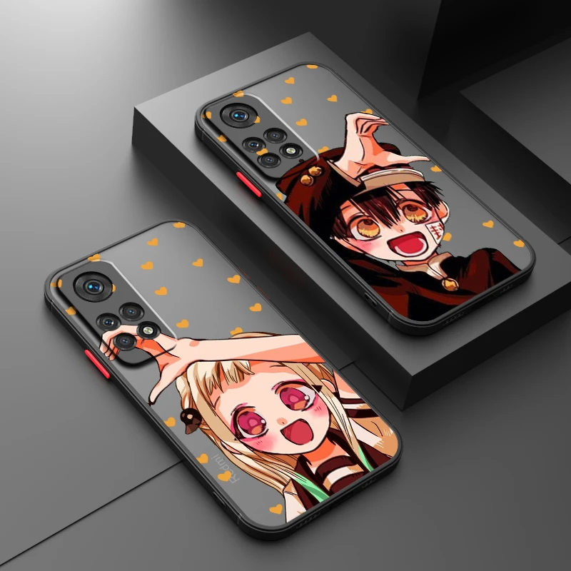 

Toilet-bound Hanako-kun Cute Frosted Translucent For Redmi Note 13 12 12S 12T 11 11T 11E 10 10S 9 Pro Plus 5G Cover Phone Case