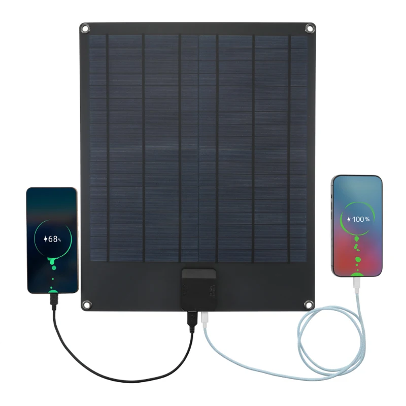 100W Solar Panel Portable 5V Dual USB Solar Cell Outdoor Battery Charger for Phone Camping Traveling Mobile Power Supplies