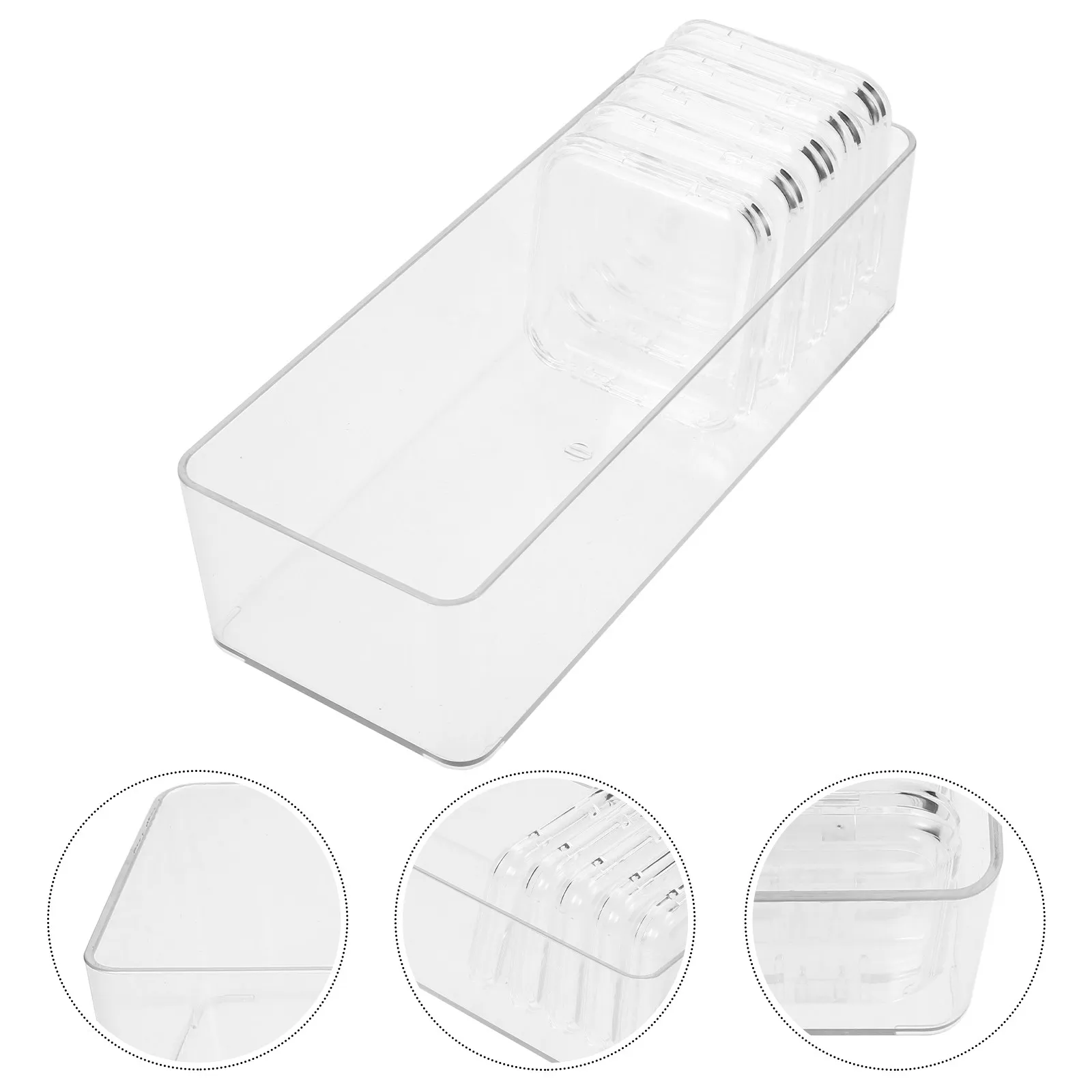 

1Set Transparent Acrylic Pin Display Box Brooch Storage Holder Medal Showcase Case Jewelry Organizer Scratch Proof Surface