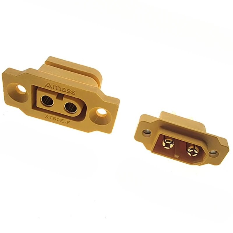 XT60 XT60E-F XT60E-M Lithium Battery Plug Socket Male Female Gold Plated Banana Plug Test high current aircraft model Connector