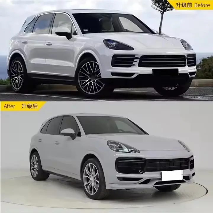 Bestselling High Quality 2018 Front Bumper Kit for Caye-nne Tur-bo TKT Black Protection & Decoration 12-Month Warranty 5