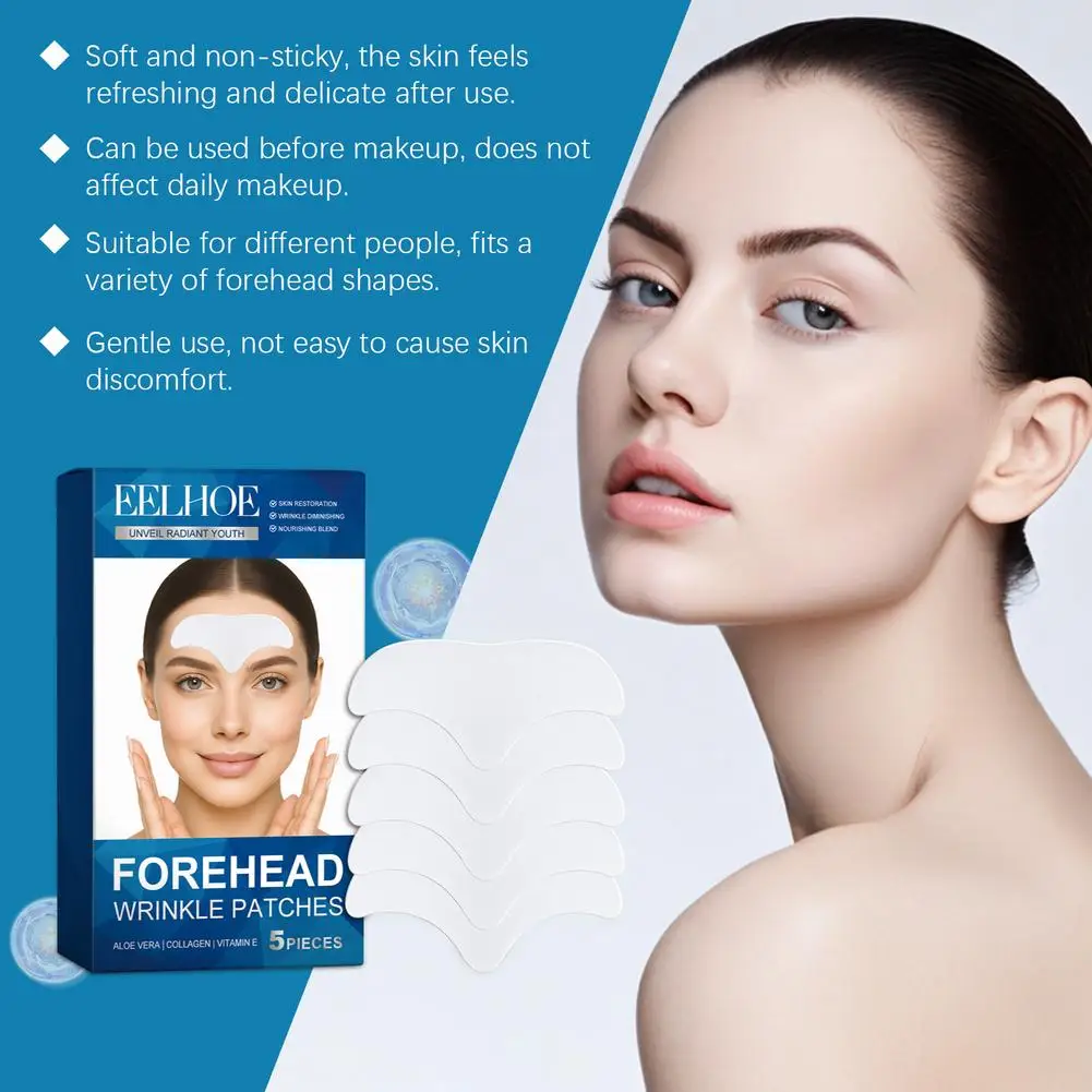 قابلة لإعادة الاستخدام المضادة للتجاعيد الجبين التصحيح سيليكون سيليكون مريحة حمل لينة للعناية قناع سهل العناية أدوات الوجه لصقة عين L7S4