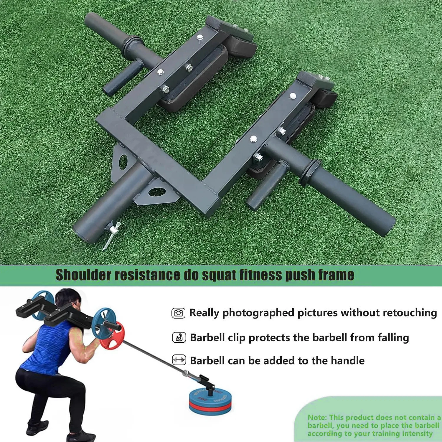 T-Bar Row Attachment Core Strength Training Accessories, Shoulder Press Attachment Equipment