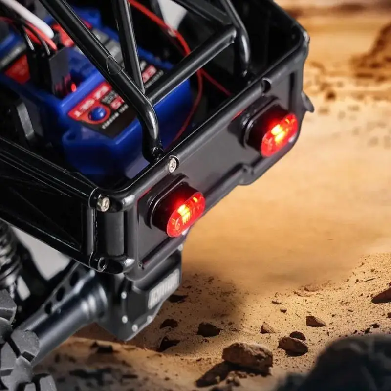 Trx4 D90 D110 Rc4wd Scx10 90046 TAMIYA 90053 1/10 1/14 RC 자동차 LED 경고등 프로필 라이트 1세트