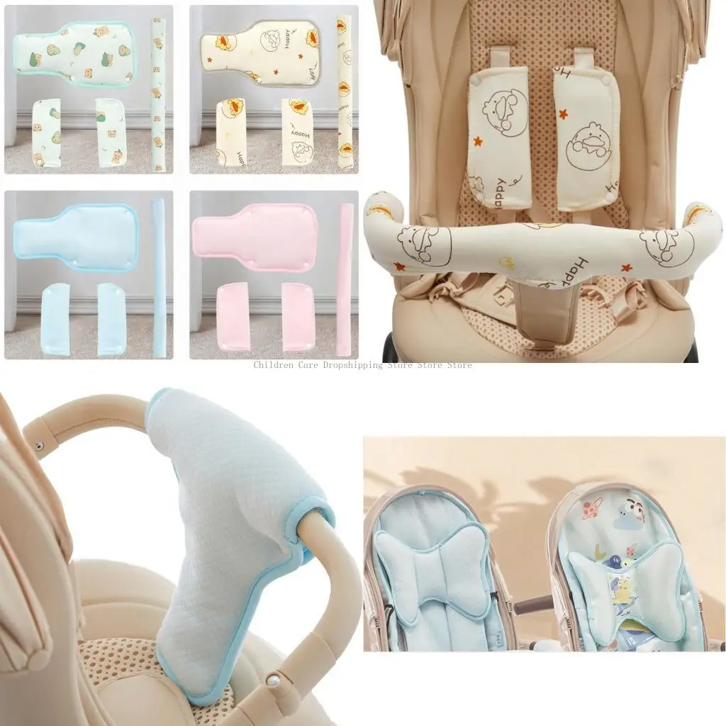 

Baby Strollers Cushions Comfortable Infant Strollers Harness Pad Breathable Pad