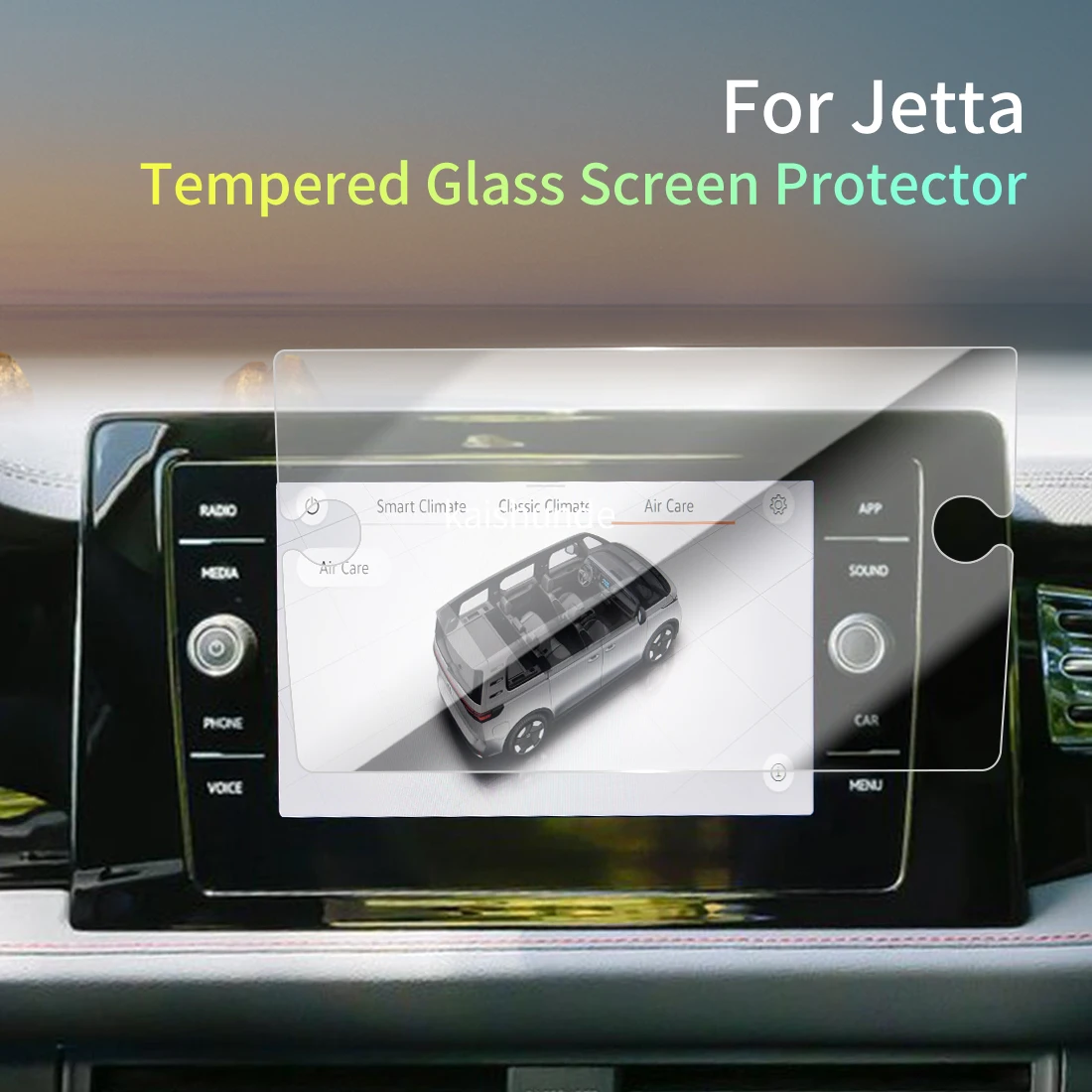 

Car Stickers Meters Protector For 26 VW Jetta Tempered Glass Protective Film Display Navigation Vehicle