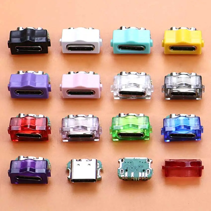 JCD 1PCS Full New Upgrade USB Type C Charging Port Kits For Gameboy Advance GBA SP Type-C Jack Female Socket Connector - view 2