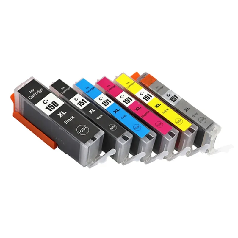 15PCS PGI150 CLI151 Compatible ink cartridge PGI 150 CLI 151 for canon PIXMA MG7510 IP7210 iP8710 MX721 Ix6810 Printer