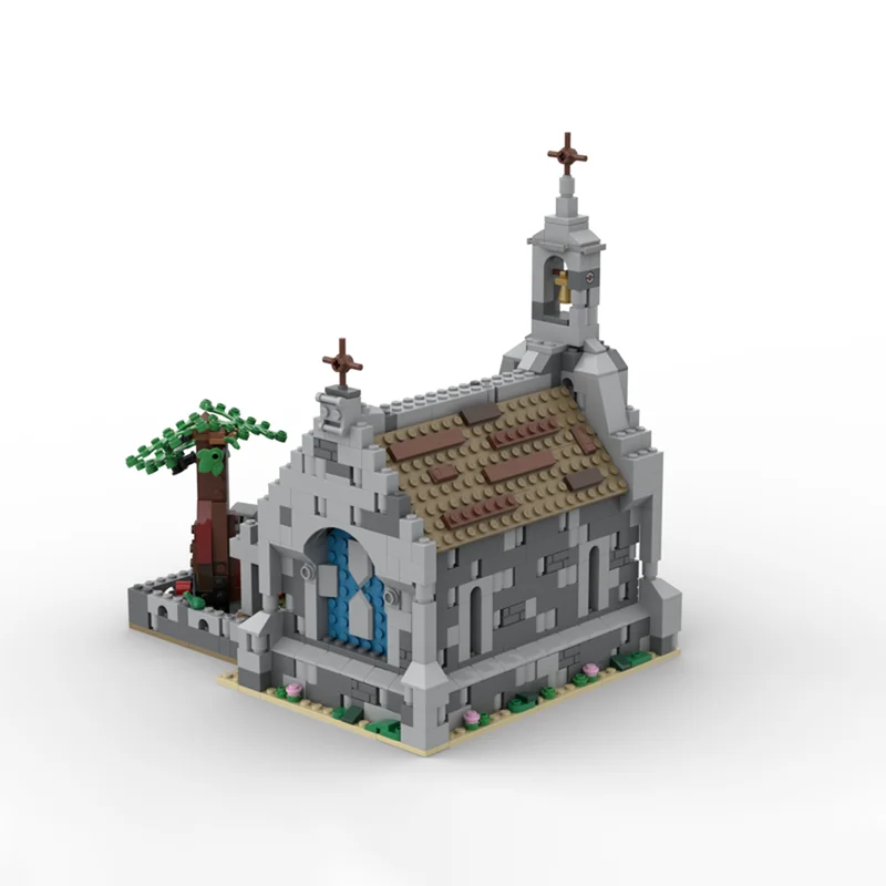 1006 قطعة MOC القرون الوسطى مصلى الخالق 3 1ed نموذج اللبنات العمارة لتقوم بها بنفسك ألعاب إبداعية فكرة هدية الكريسماس عيد ميلاد الاطفال #2