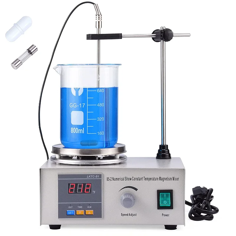 

Magnetic Stirrer 2000MLHotplate Mixer2400 RPM Lab Heating Plate Stirrers Including Stir Barand Support Stand