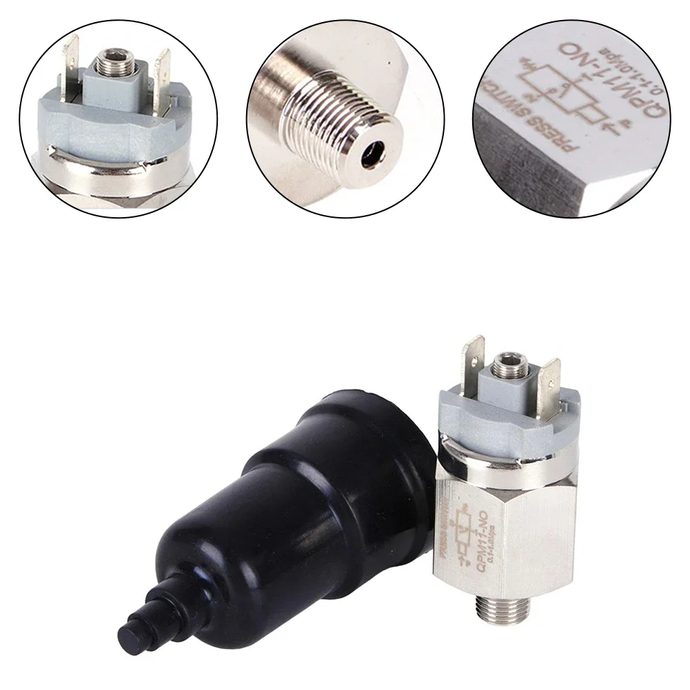 Flexible Voltage Support Pneumatic Air Pressure Switch for Compressors and Hydraulics 1 Million Cycle Service Life