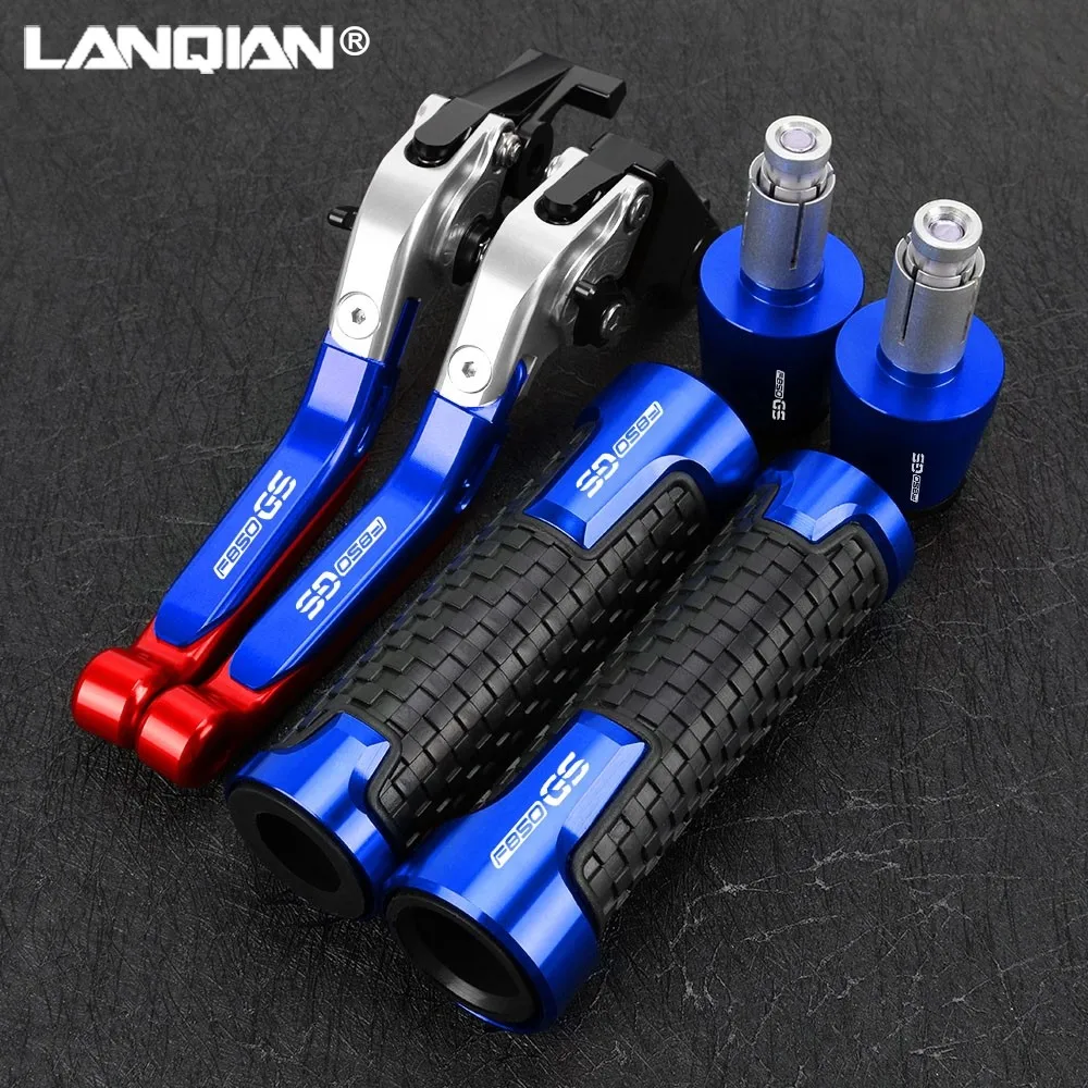 For BMW F850GS / ADVENTURE 2017 -2023 2024 Motorcycle Foldable Brake Clutch Levers 7/8'' 22mm Handlebar Knobs Handle Grips Ends