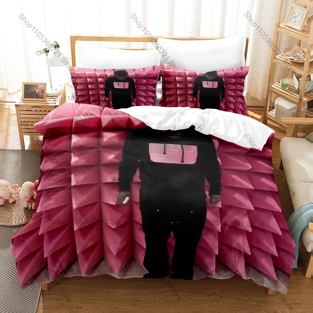 Cool Fakemink Themed Duvet Cover + 2 Pillowcases, Terrified London’s Saviour Album Graphic Bedding Set Home Dorm Decor