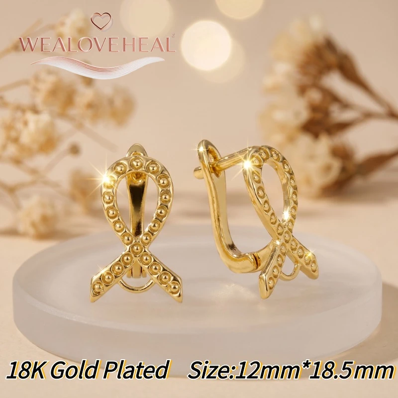 schmuckherstellung zubehör，Modische 18K Gold/Rhodium plattierte Infinity-Ohrringverschlüsse, Messing-Pavé-CZ-Stab-Ohrhaken für DIY-Schmuckherstellung – Detail 21