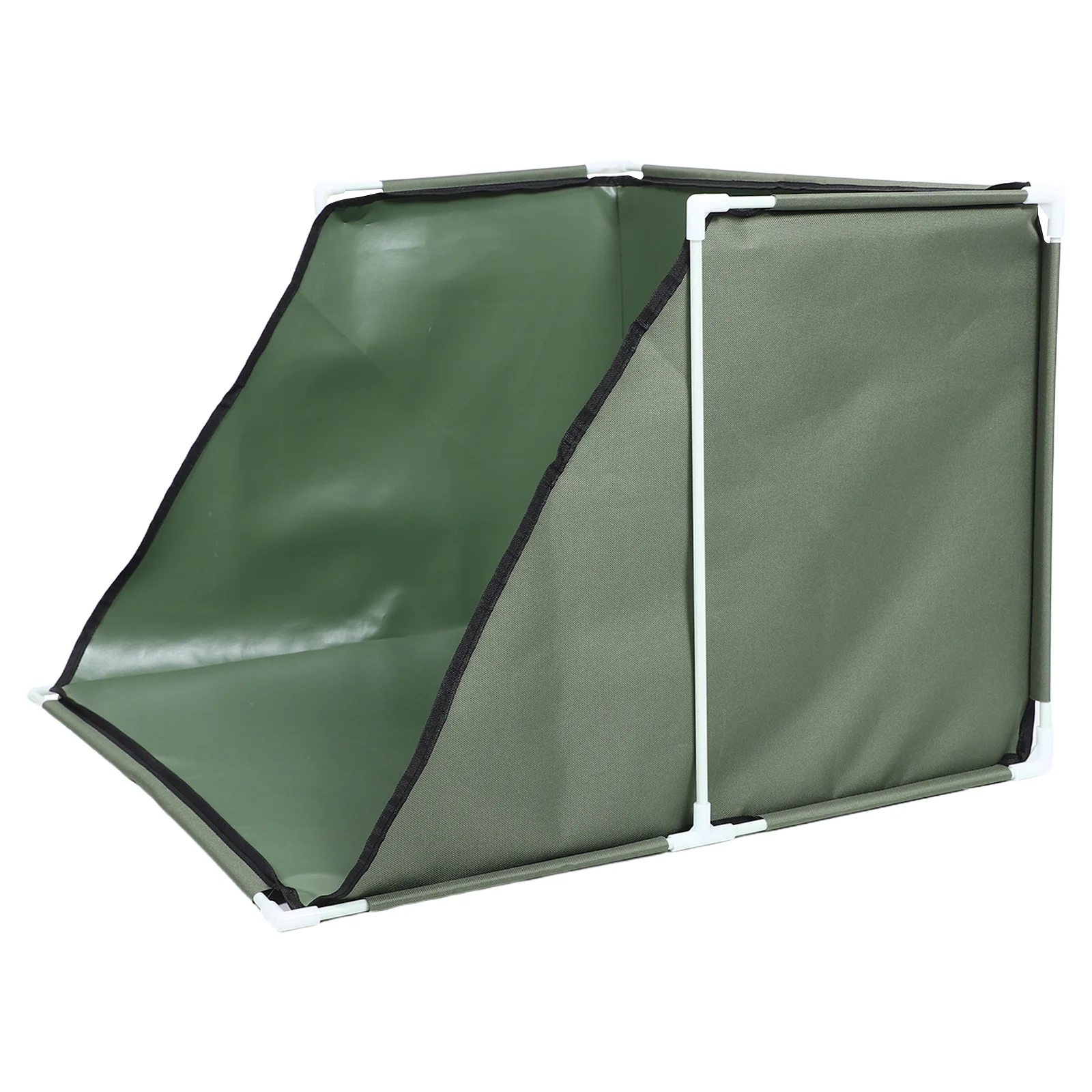 

Dog Pee Pad Holder Foldable High Wall Litter Box Enclosure for Small to Medium Dogs Splash Proof Puppy Potty Tray Indoor Pet