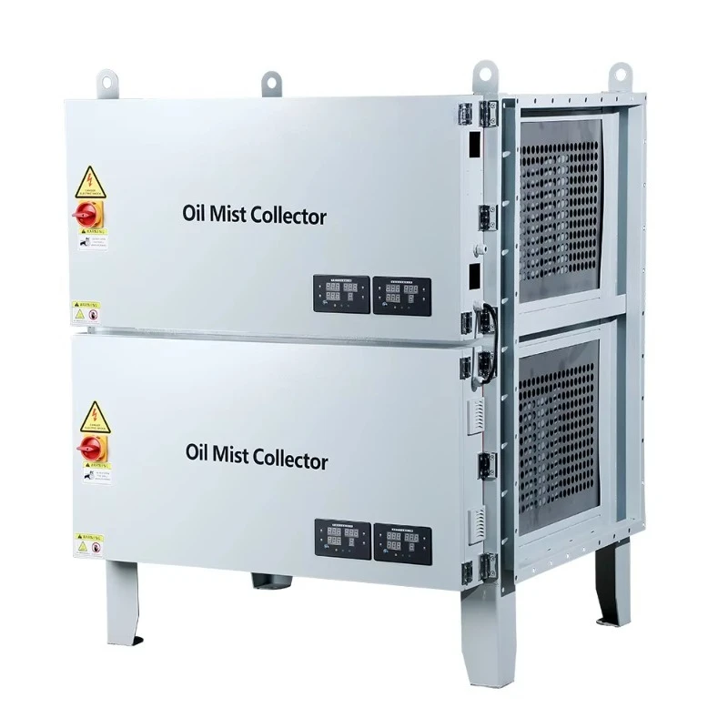 OMP-320ET Industrial Oil Mist Collector 380V High Power 800W Electrostatic Centralized Purifier with Core Motor