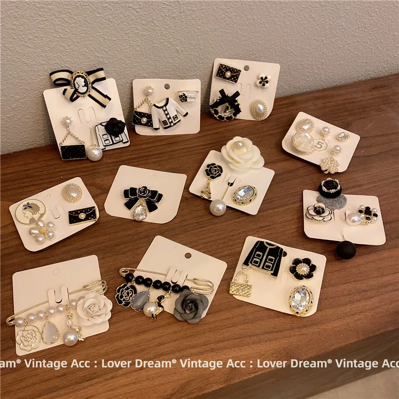 luxury brand Women\'s jewelry bow brooches clothing decoration vintage brooch accessories brooch for women 2024 luxury