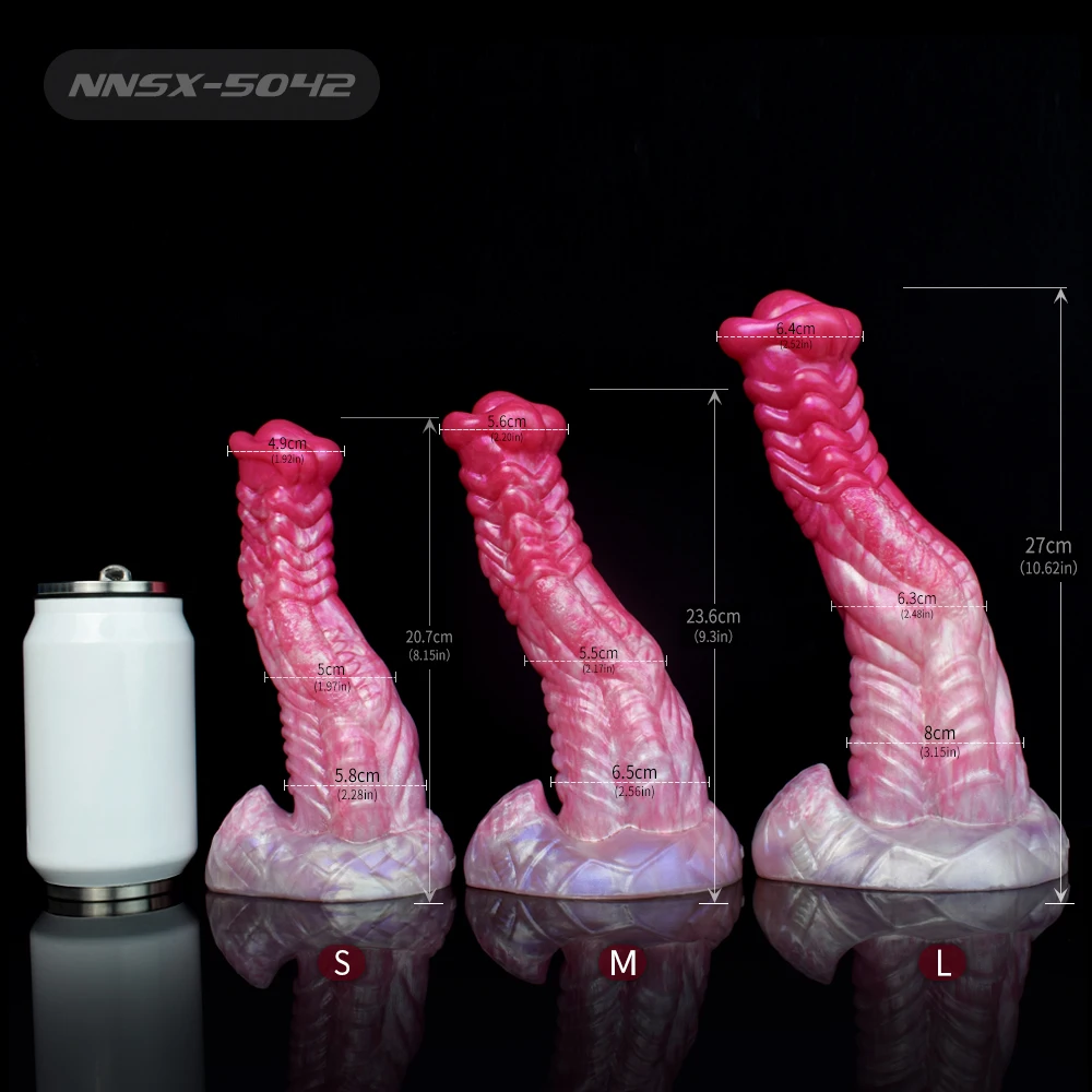 SMMQ S, M, L Sizes Anal Plug With Suction Cup Soft Silicone Dildo Fantasy Cock Penis Masturbation Sex Toy For Men Women