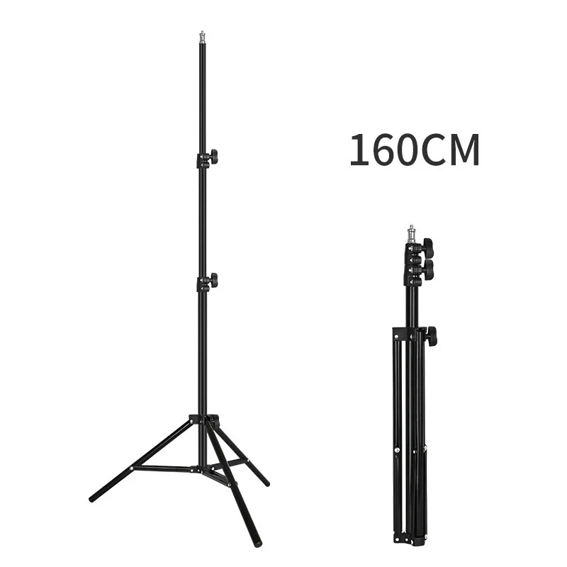 160cm Foldable Photography Tripod Mobile Phone Stand Holder Live Tripod Video Recording Selfie Landing Monpod For Phone Camera