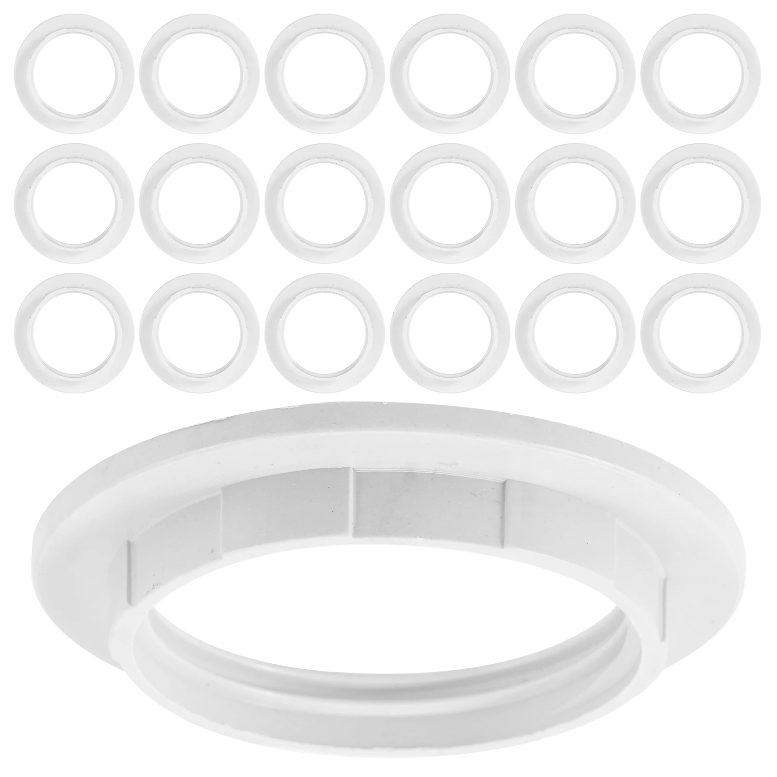 

20pcs Lamp Shade Ring Plastic Connector Reducer Bracket Clip Holder Adapter Parts for Table Floor Lamp Repair