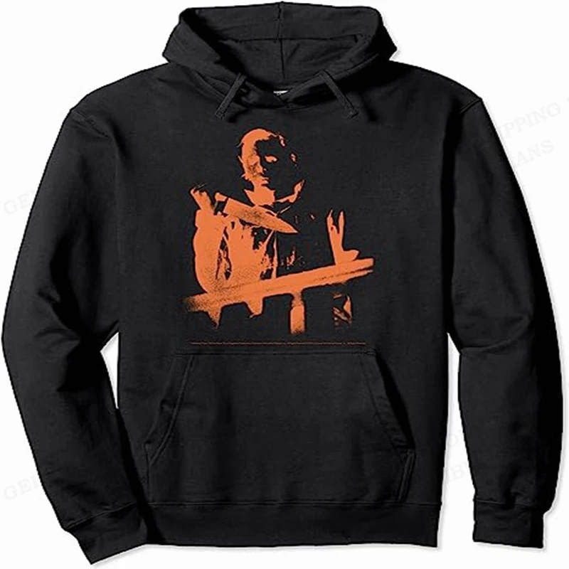 Halloween Horror Hoodies Michael Myers Printed Men Woman Oversized Y2k Hoodie Streetwear Sweatshirts Harajuku Pullovers Clothing