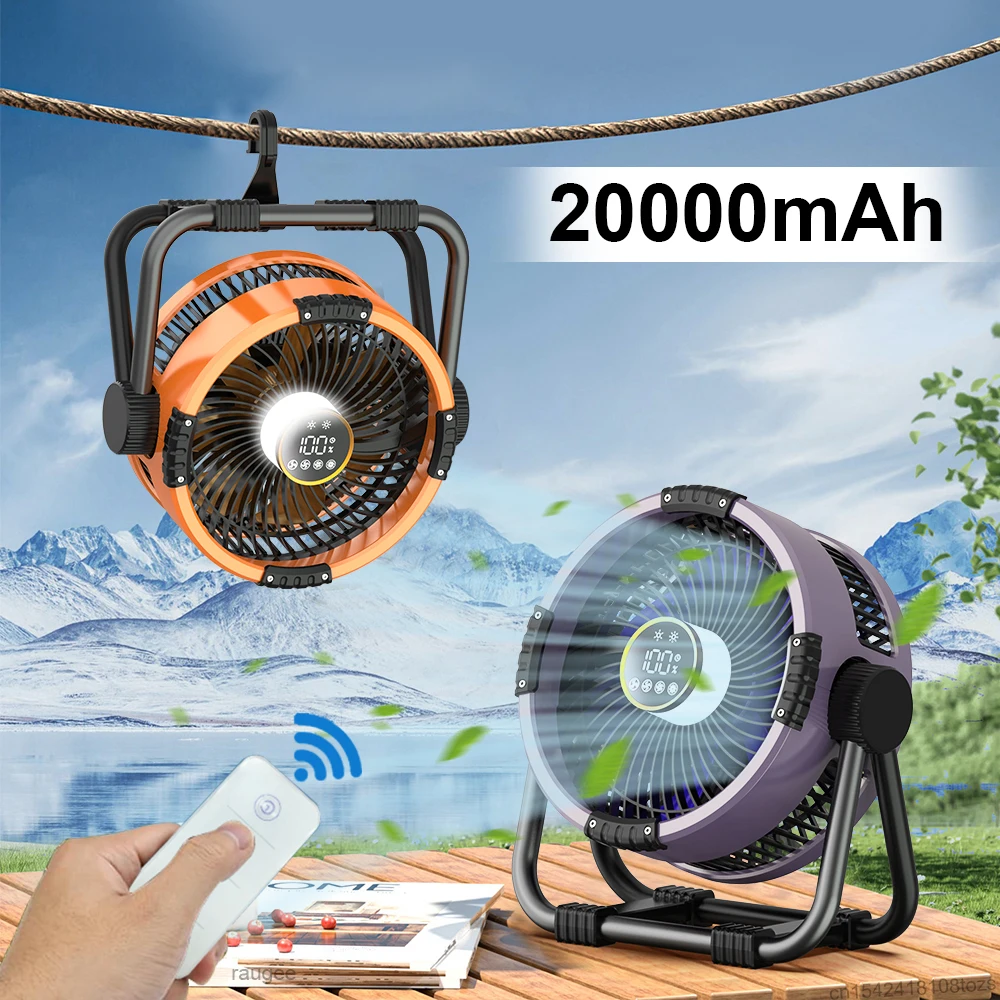 ventilateur-de-camping-rechargeable-sans-fil-20000mah-ventilateur-de-plafond-pour-tente-exterieure-4-vitesses-refroidisseur-d'air-ventilateur-de-bureau-avec-lumiere-et-telecommande