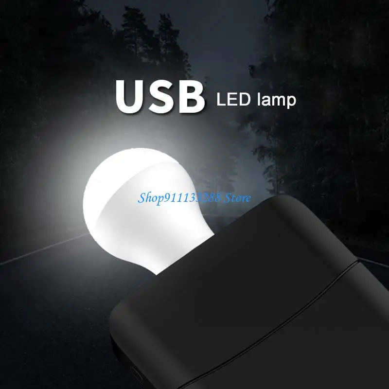 G88D Reading Light LED Lantern Portable Camping Lamp Mini Bulb 5V USB Night Light