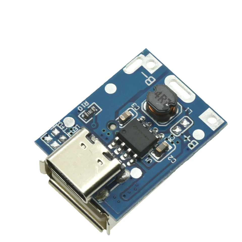 5V 1A Boost Step-Up Strommodul Micro USB Typ-C Lithium-Batterie-Ladeplatine Überladeschutz LED-Anzeige 134N3P DIY – Detail 5