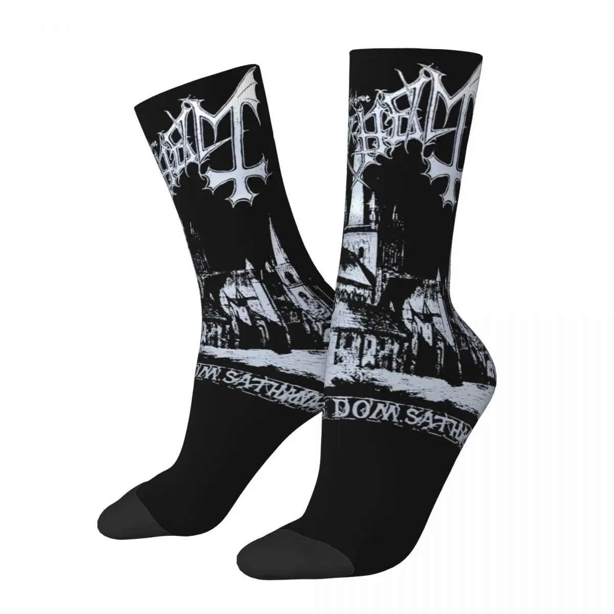 Crew Socks Mayhem Deathcrush Euronymous Dead Varg Product for Female Male Cozy Sock All Seasons Birthday Present