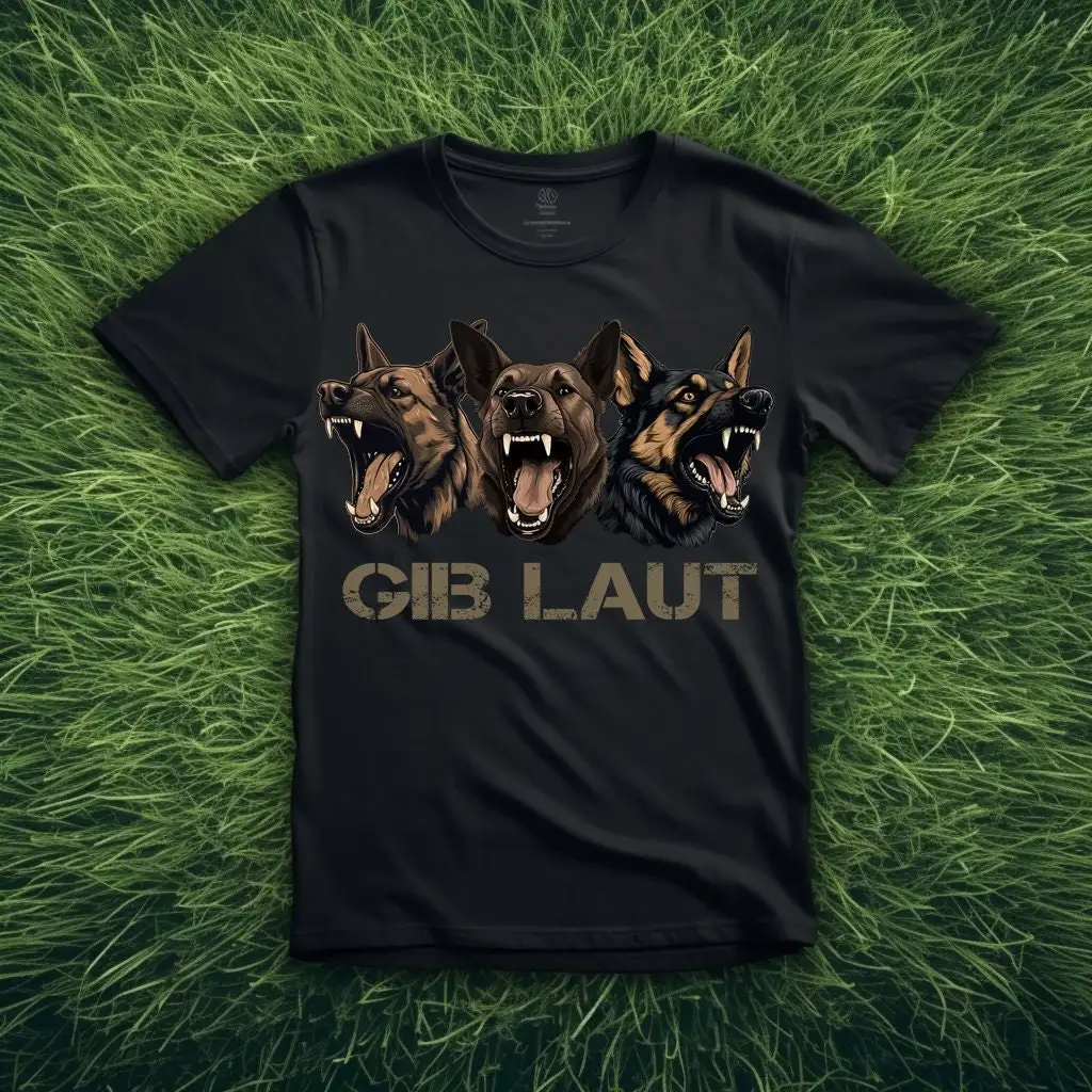 Bark Bite Working Dog T Shirt German Shepherd Belgian Malinois Mal Dutch Gsd Bitework PSA IGP IPO Ringsport Stellen Gib