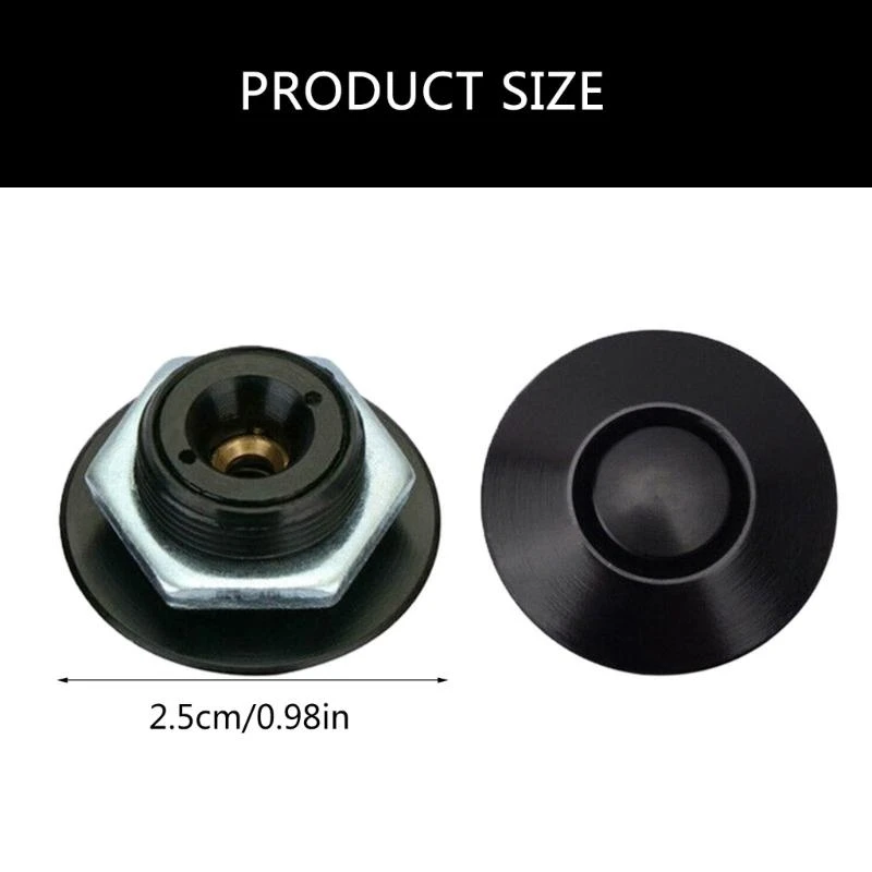 

4Pcs Quick Release Fasteners Lock Quick Hood Pins Lock 25mm Bonnet Lock Vehicle Hood Pin Bumper Hood Pin