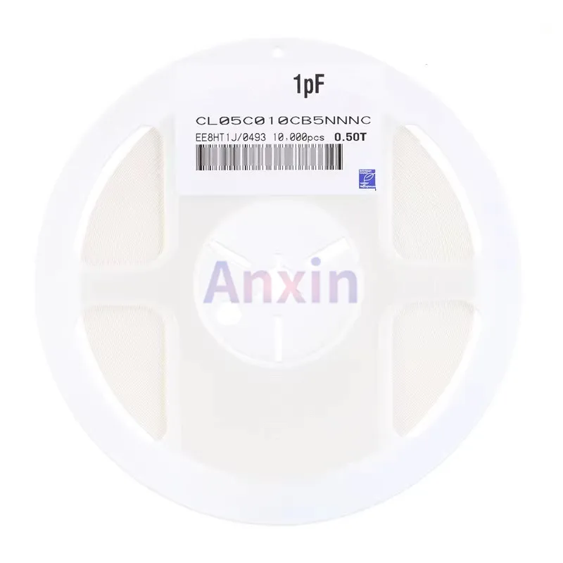 100PCS 0402 0.5pF - 10uF SMD Chip Multilayer Ceramic Capacitor 10pF 100pF 220pF 470pF 1nF 10nF 15nF 100nF 0.1uF 1uF 2.2uF 4.7uF