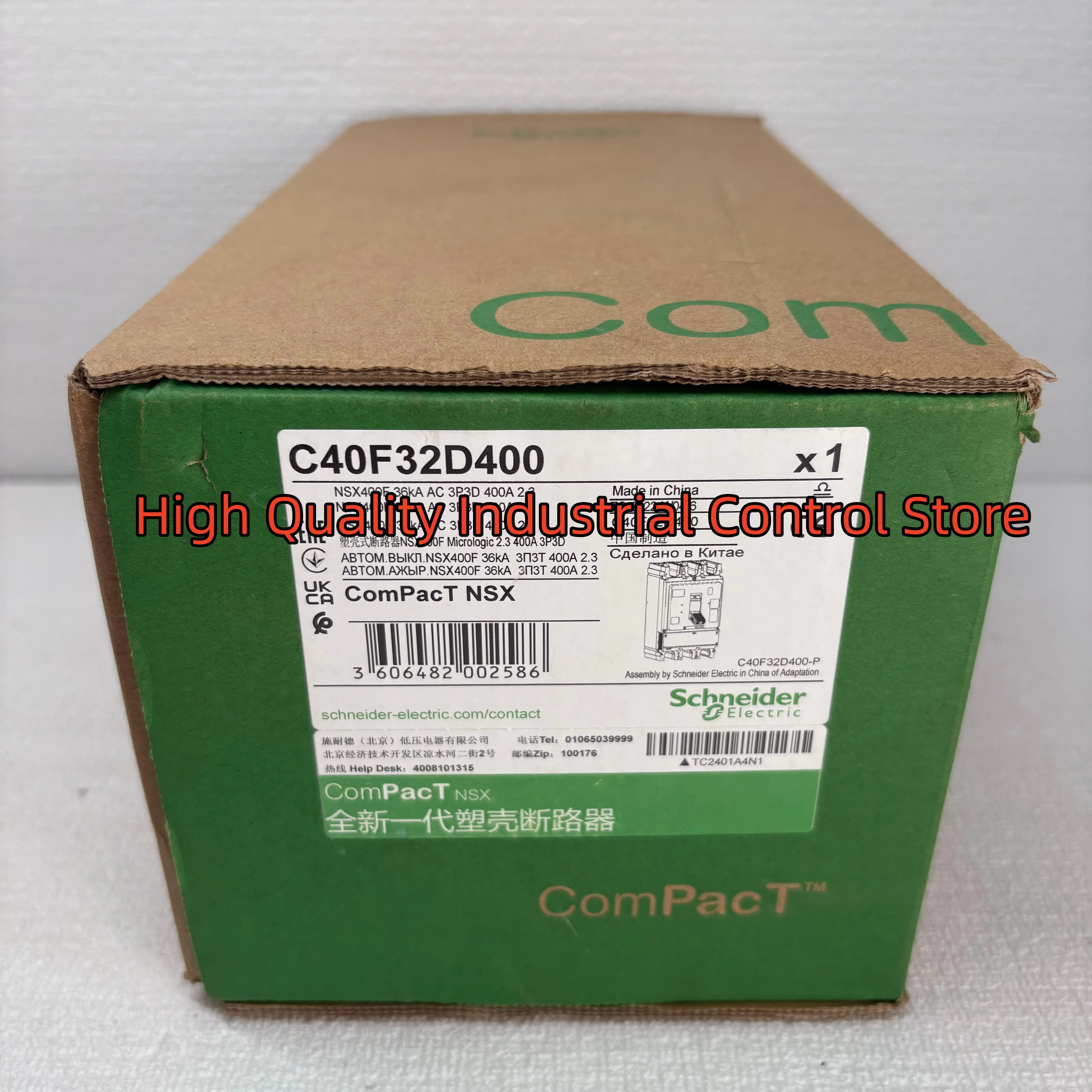 

C40F32D400 NSX400F 3P 400A Molded Case Circuit Breaker (MCCB) new original