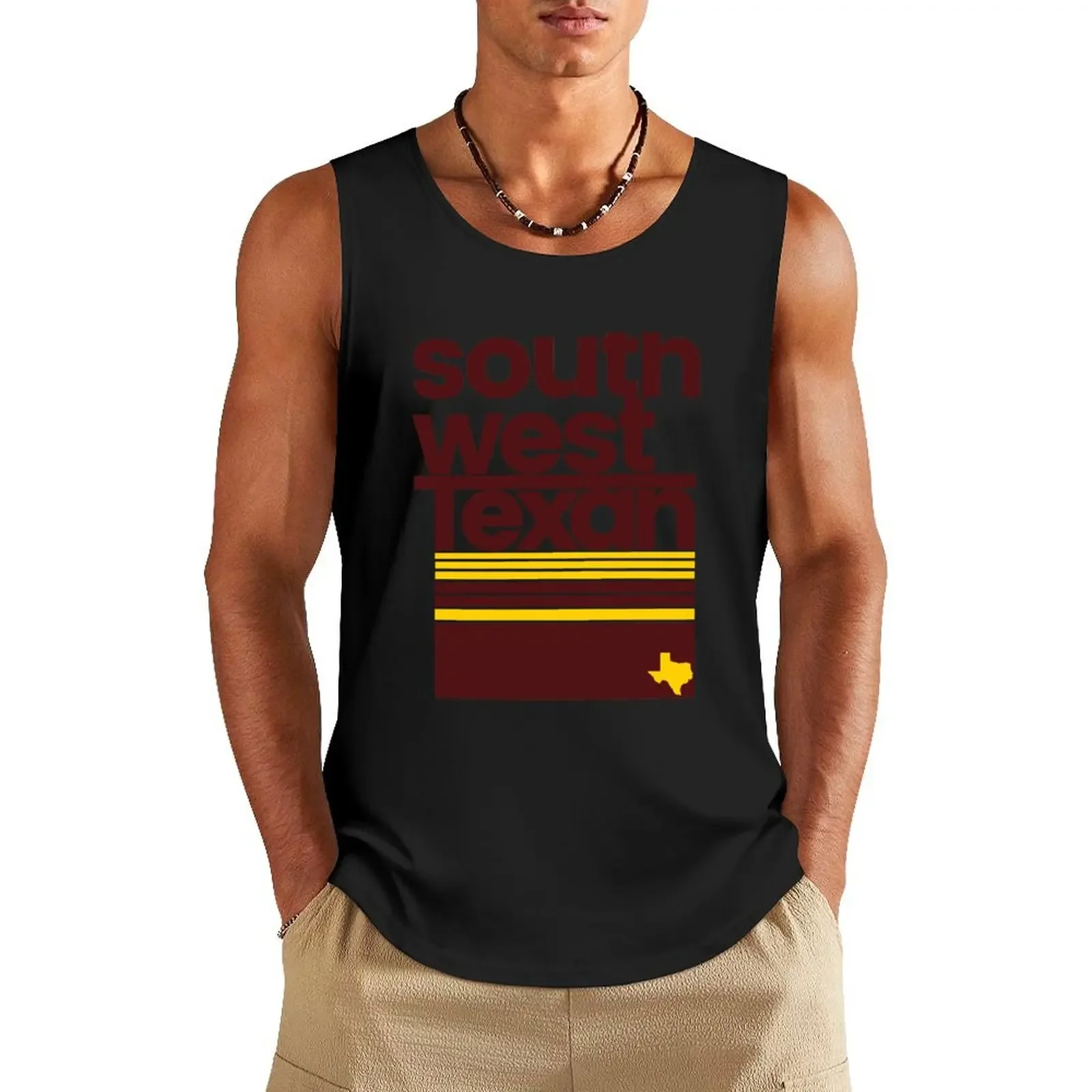 

South West Texan Regional Shirt Southwest Texas Tank Top Body man Men's cotton t-shirt