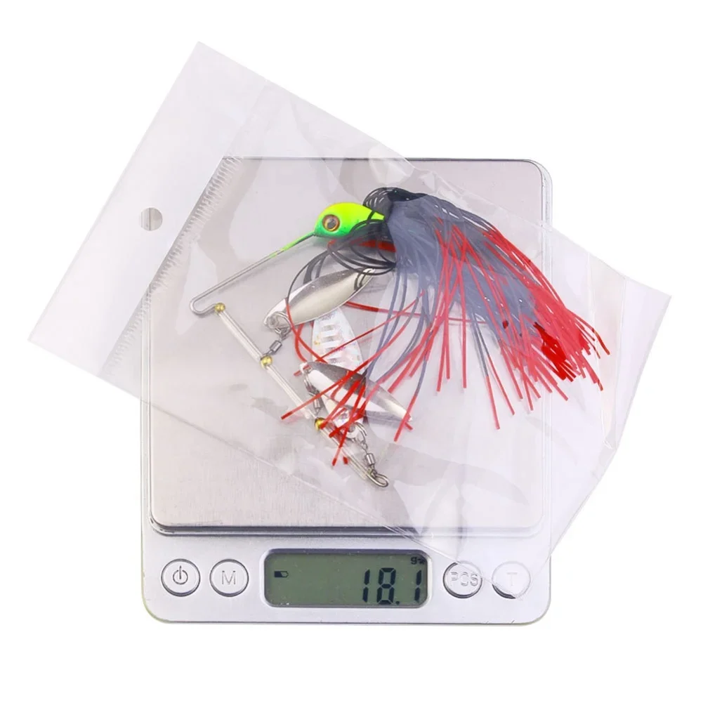 Fishing Lure Set 5 Pcs with Realistic Fish Head and Open Gills for For bass Carp Pomfret and Snakehead Fishing