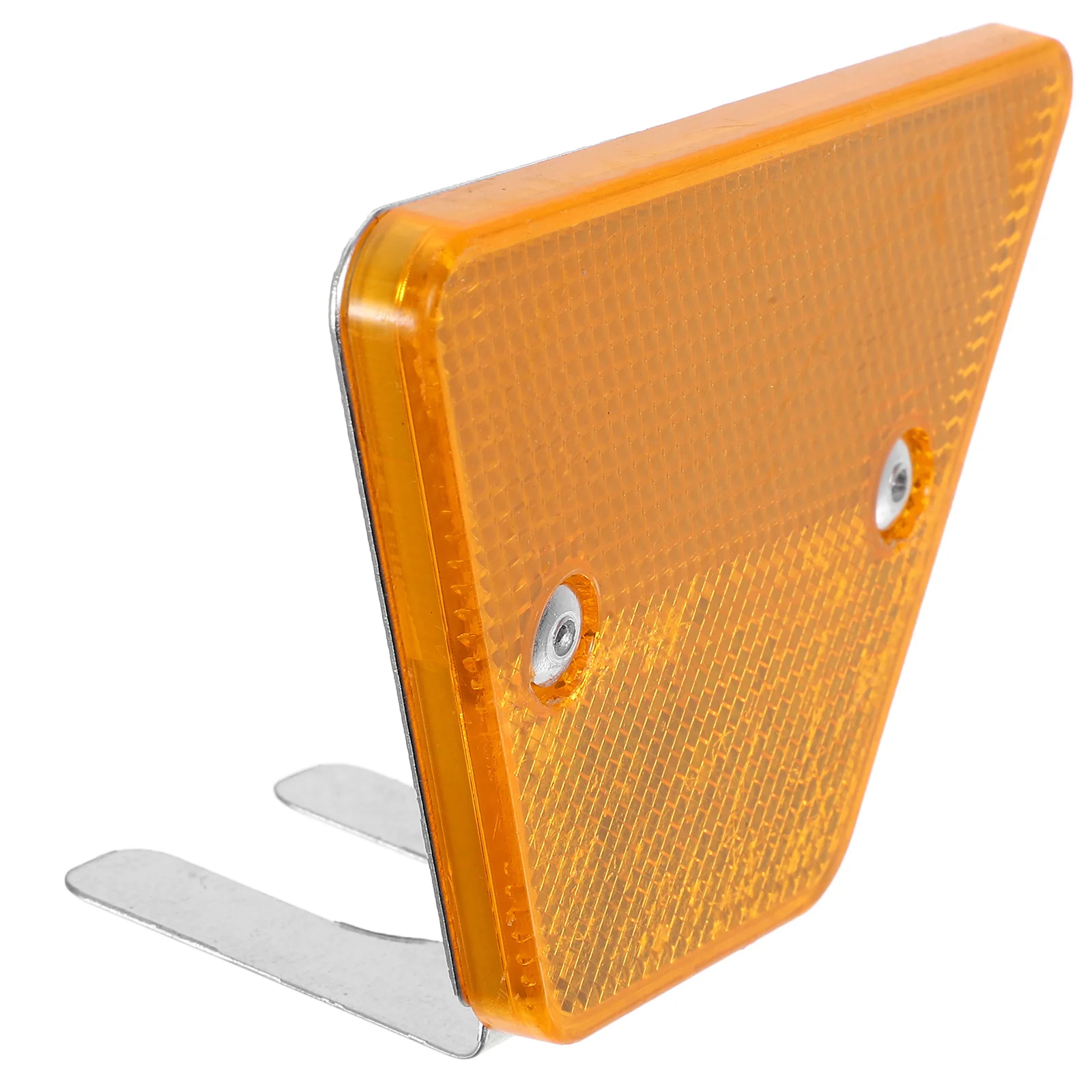 Trapezoidal Road Reflective Marker Durable Pc Iron Material For Driveway Guardrail Night Visibility Reflective Pavement Markers