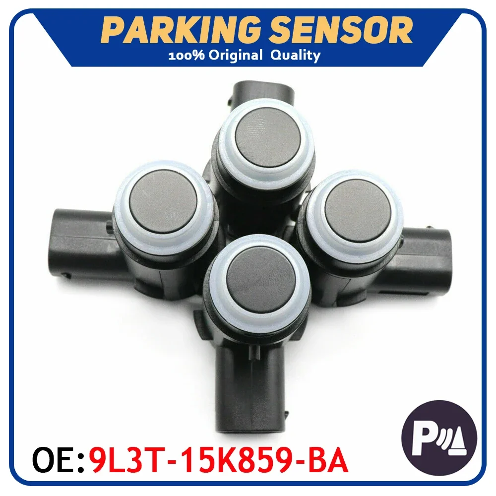 4pcs/lot Car 9L3T-15K859-BA PDC Parking Sensor Bumper Reverse Assist For FORD F-150 3.5 3.7 5.0 6.2L V6 V8 2009-2014