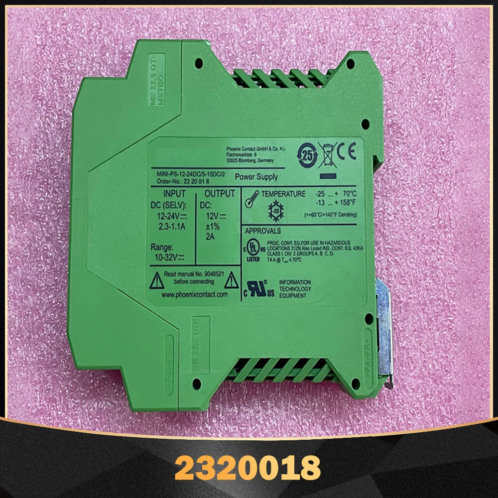 

High Quality Safety Relay MINI-PS/12-24DC/5-15DC/2 2320018