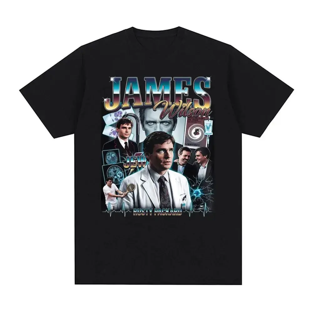 Ropa Vintage Y2k, camisetas de Dr. James Wilson House MD, camiseta Vintage de moda, camisetas informales holgadas con estampado de gran tamaño, camisetas Unisex