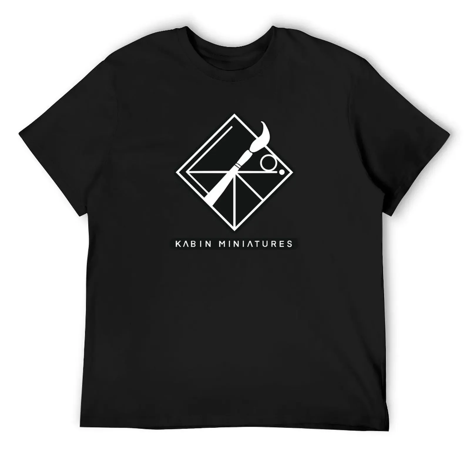 

Kabin Miniatures Logo Merch T-Shirt vintage t shirts blue archive men t shirts high quality