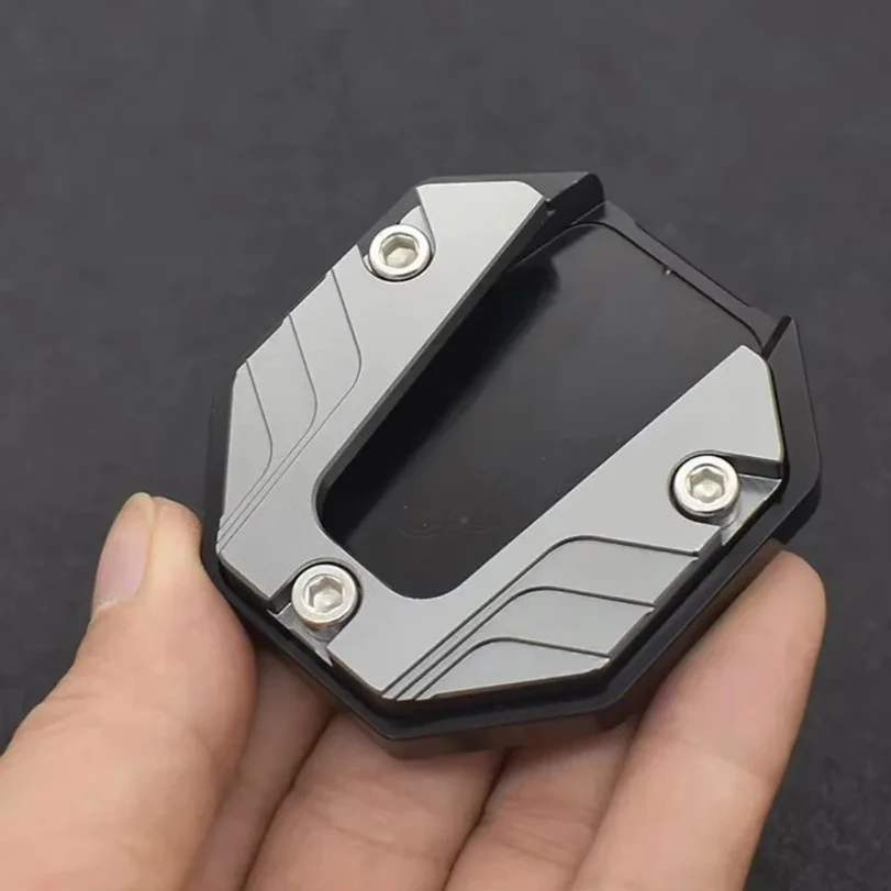 Motorcycle Bikes Kickstand Extender Foot Side Stand Extension Foot Pad Support Plate Motorcycle Accessories