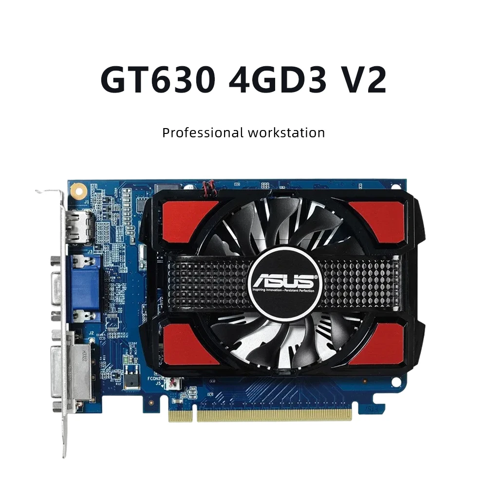 بطاقة رسومات GTX 1630 AERO ITX 4G OC 4GB GDDR6 64 بت وGT630 4GD3 V2 & GT630 2GD3 V2 DP وبطاقة رسومات GT630 SL 2GD3 L لـ HDMI DP VGA