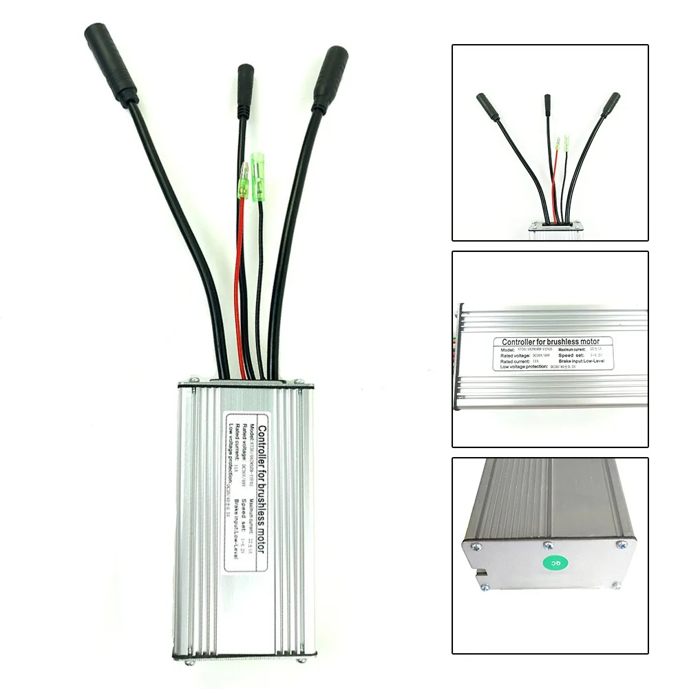 For KT22A Ebike Bicycle Controller Waterproof & Reliable Connection for Efficient Use with For 500W Brushless Motors