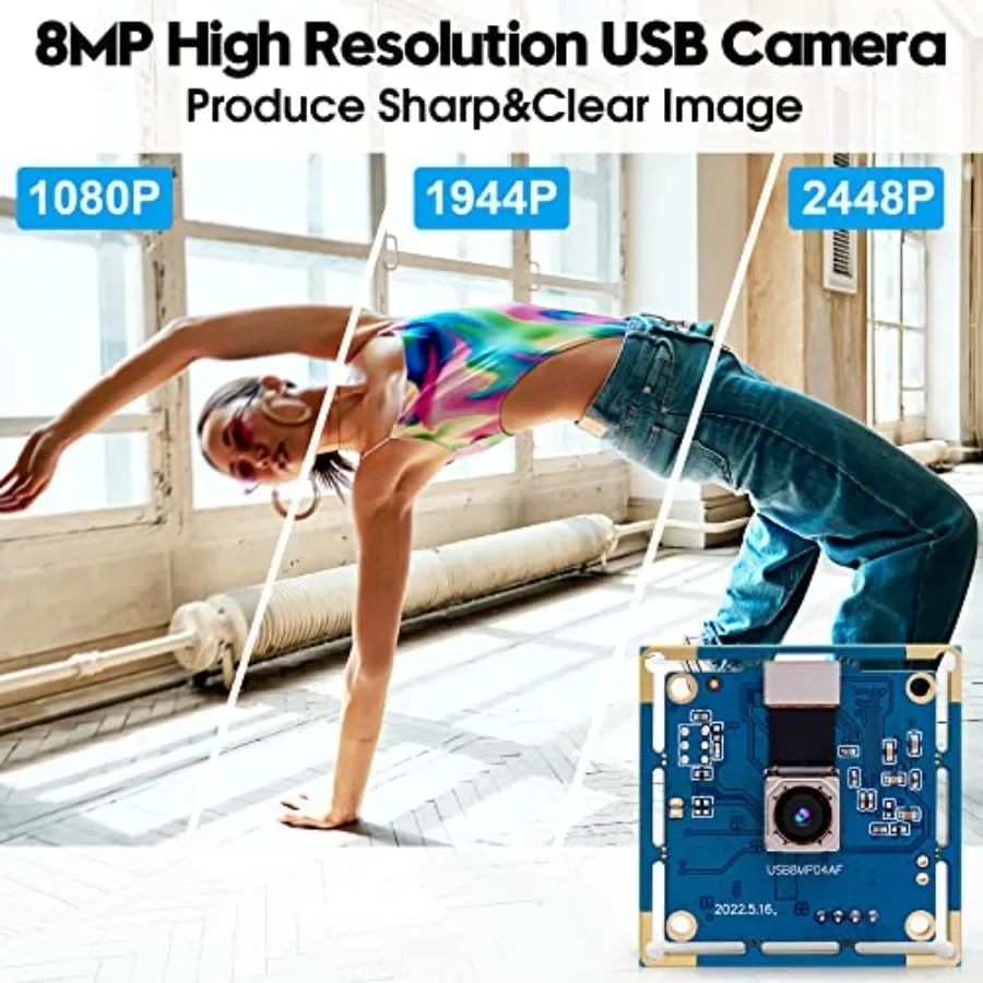 Webcamera_USB 8mp Autofocus USB Camera 4K Lightburn Camera for Laser Engraver Mini PC Camera for Computer Laptop AF USB Securit