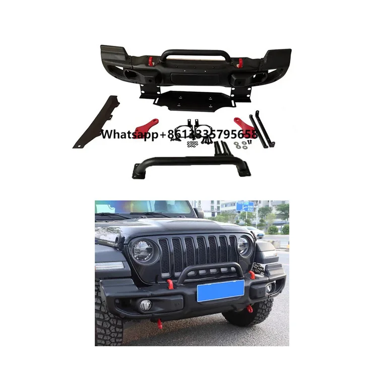 

Auto Parts 18-24 JL 10th Anniversary Modified Classic Front and Rear Bumpers for New Wrangler Gladiator Wrangler JL